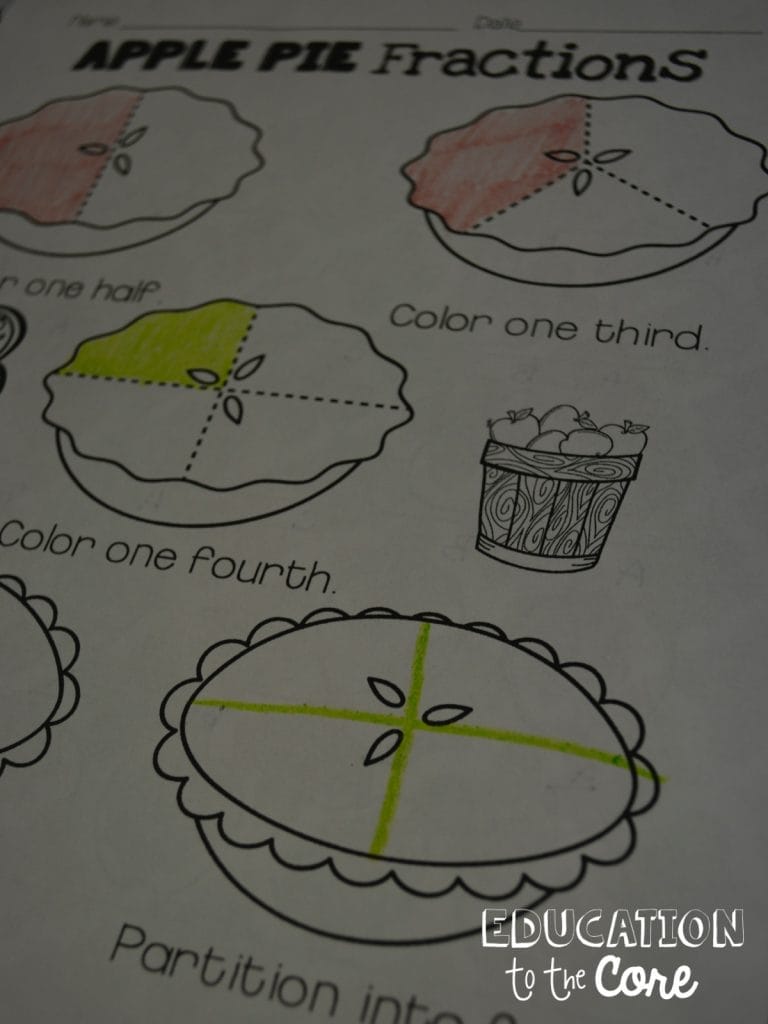 Apple Pie Fractions
