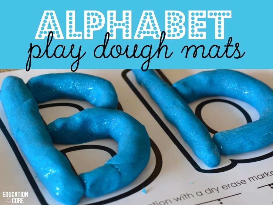 Alphabet Play Dough Mats