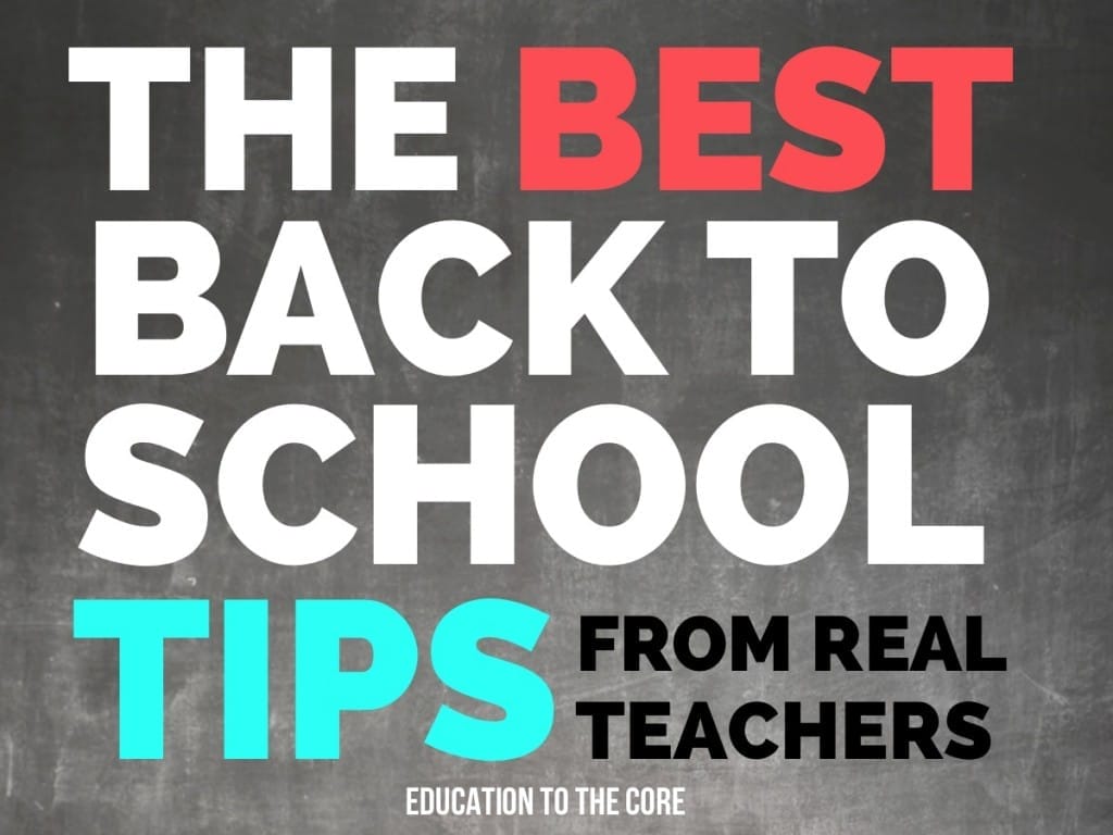 The Best Back to School Tips from Real Teachers