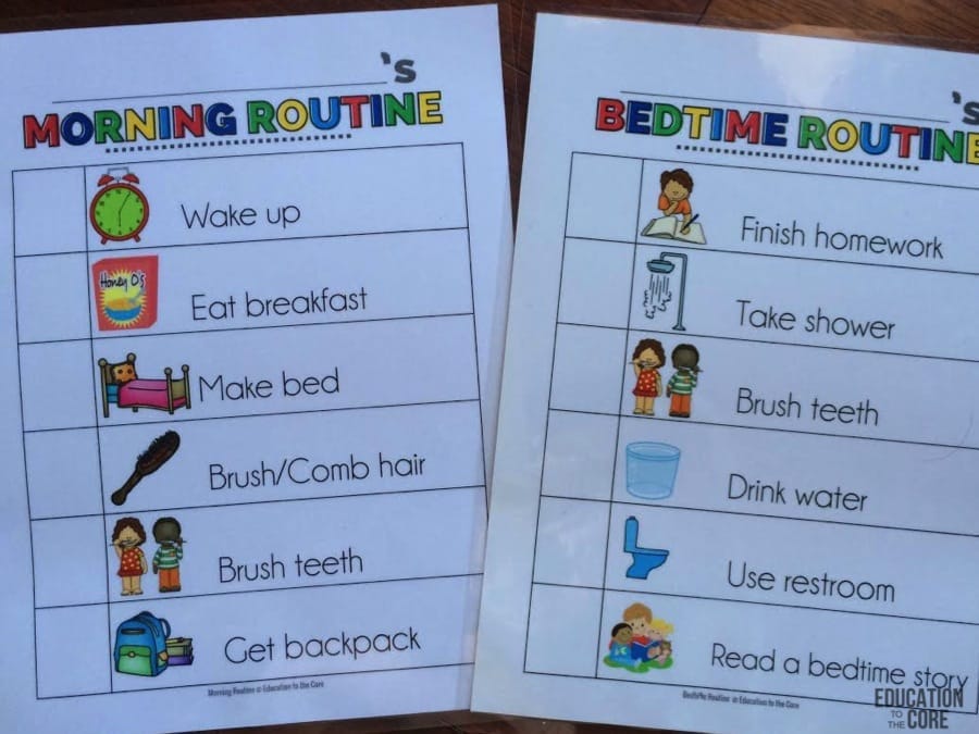 Morning and Bedtime Routine