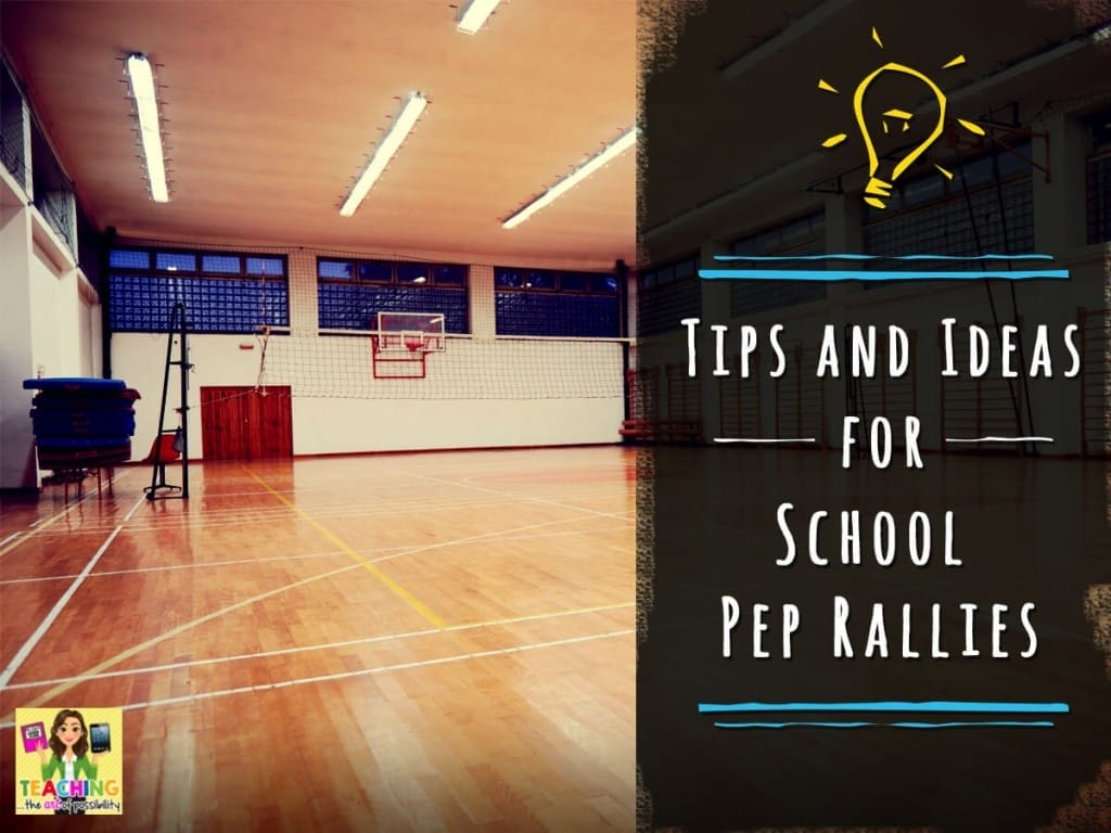 Tips and Tricks for School Pep Rallies by Katie Lyon
