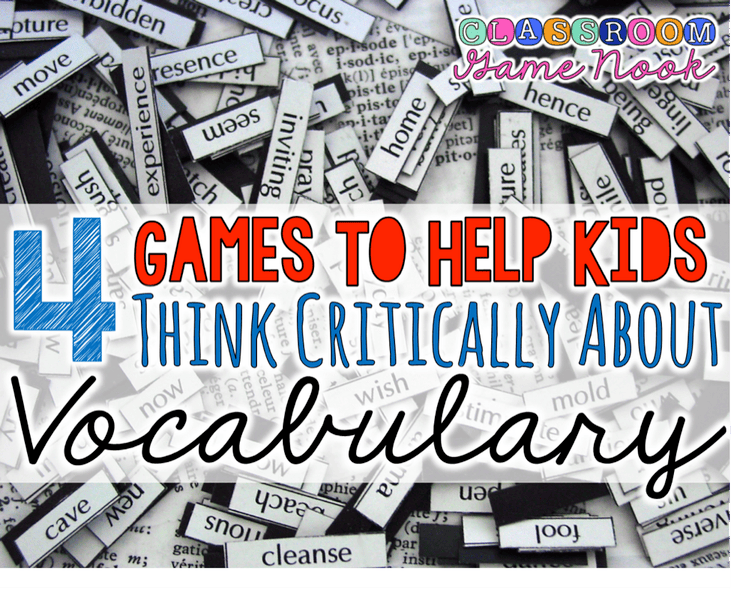 4 Games to Help Kids Think Critically about Vocabulary