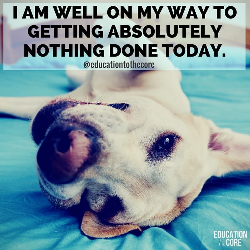 Our weekends consist of recharging our batteries so we can function around people.