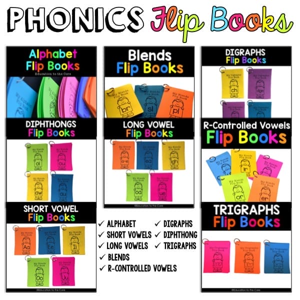 Phonics Flip Books