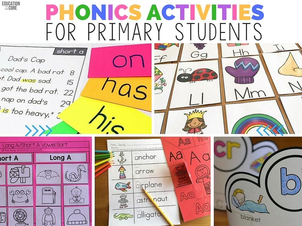Phonics Activities for Primary Students
