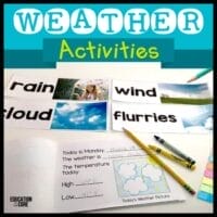 Weather Unit, Weather Activities