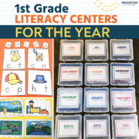 First Grade Literacy Centers