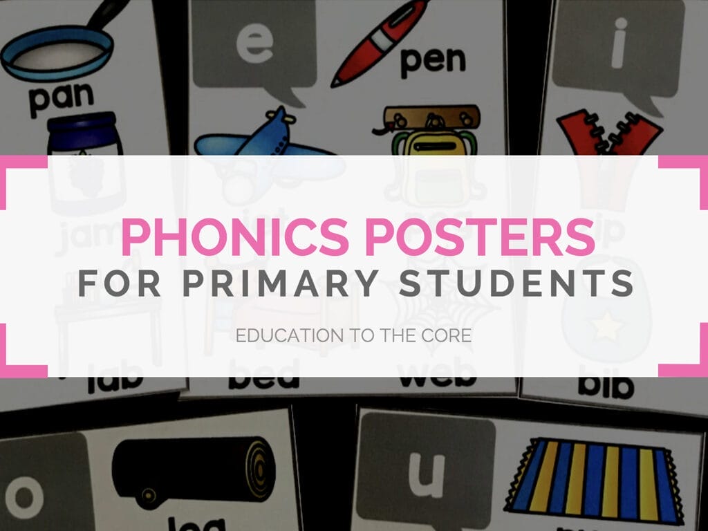 Phonics Posters for Primary Students