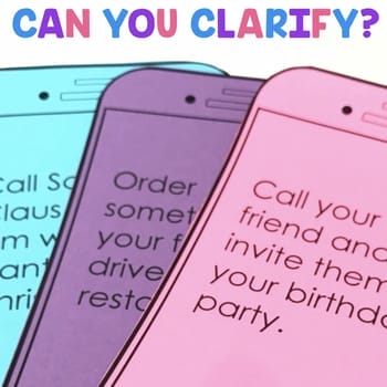 Students will act out scenarios on the phone in order to ask questions to clear up any confusion about the topics of discussion.