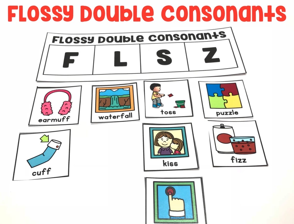 Students will understand the sounds of consonants and organize words by double consonants.