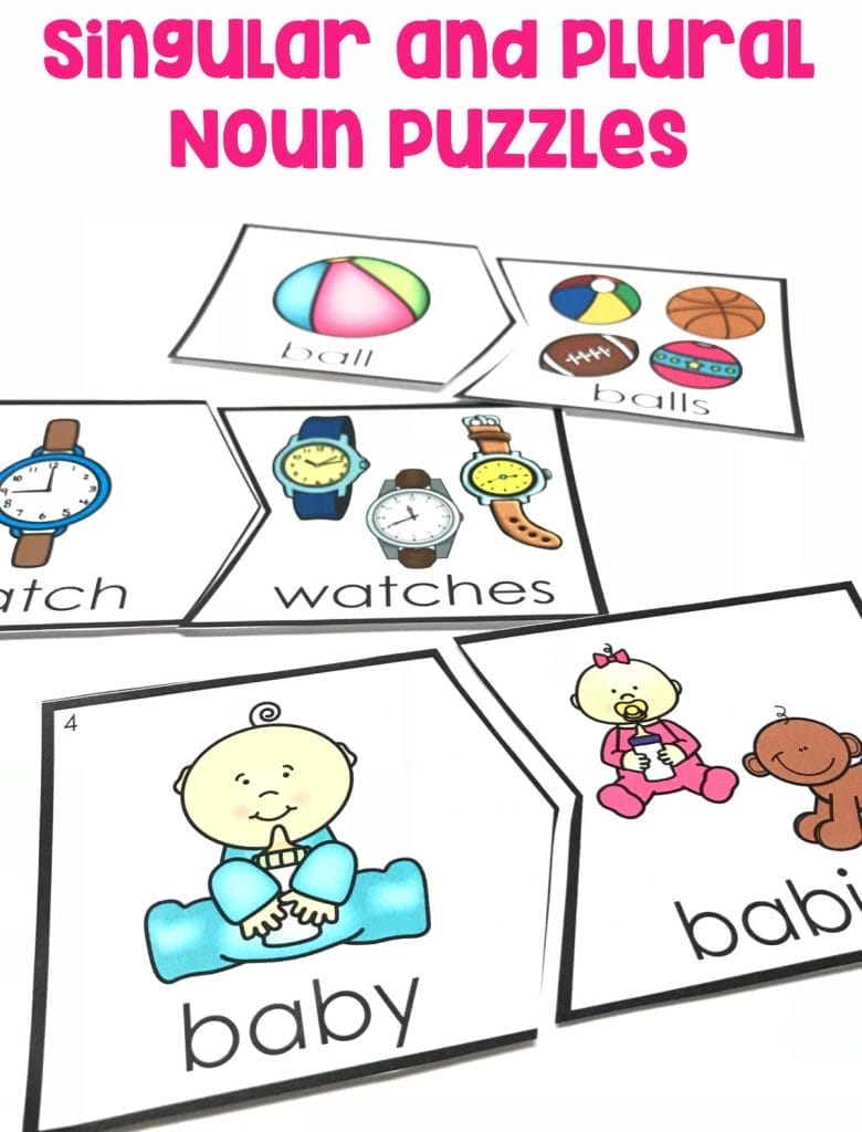 Use singular and plural nouns with matching verbs in basic sentences (e.g., He hops; We hop).