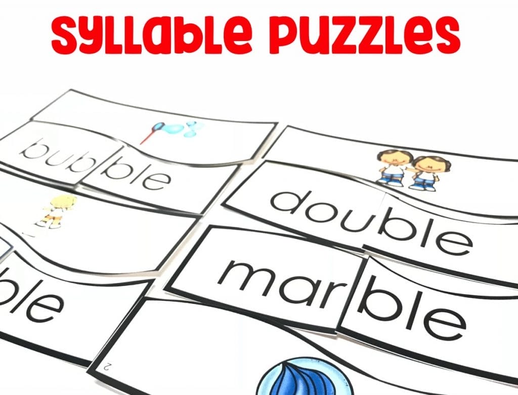 Decode two-syllable words following basic patterns by breaking the words into syllables.