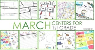 March Centers for 1st Grade