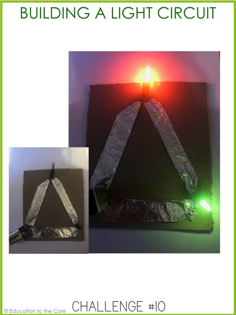 How can you make a light turn on if you are only working with a broken strand of lights? Try it out to see!