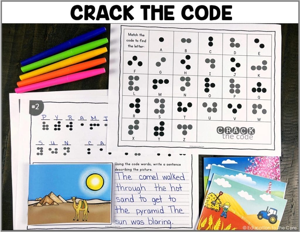Students will practice their coding skills with this interactive coding center! This center includes: 1 chart, 16 mats, and 16 pictures.