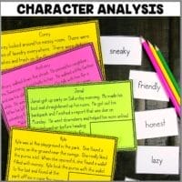 "Character Analysis" Center