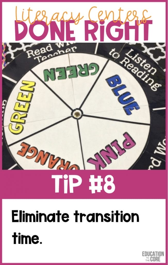 Eliminate transition time.