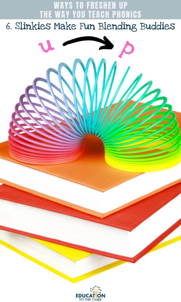 Phonics Teaching Tips: Slinkies Make Fun Blending Buddies