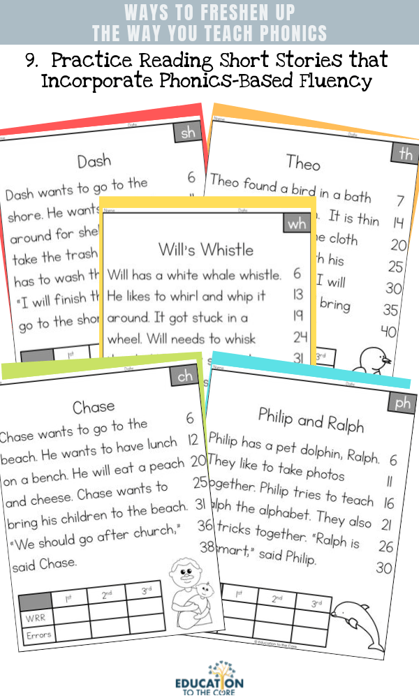 Include Short stories that Incorporate Phonics-Based Fluency