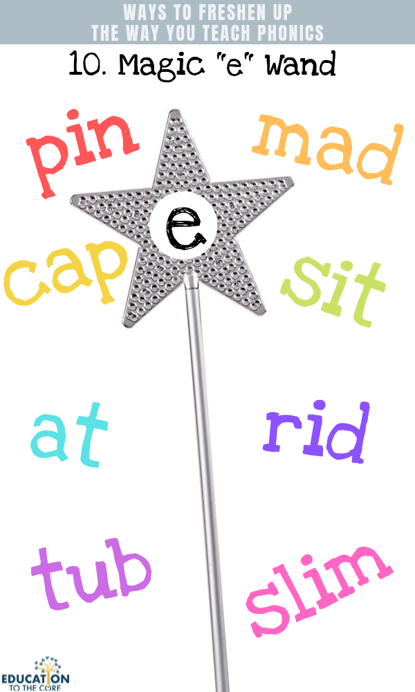 Phonics Teaching Tips: Magic "E" Wand