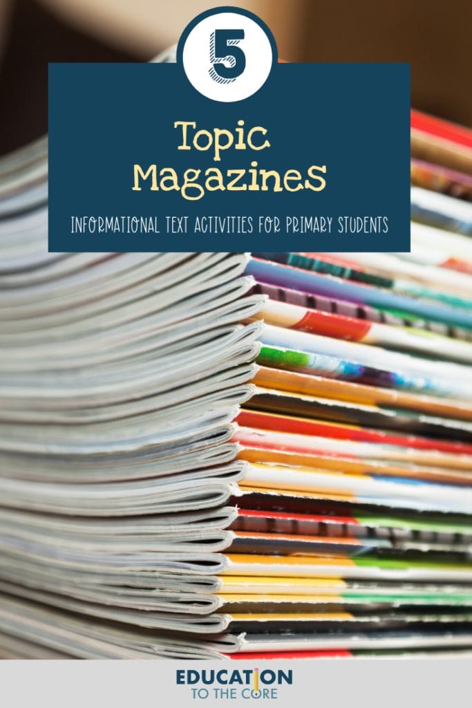 Topic Magazines - Informational Text Activity