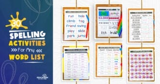 30 Spelling Activities for ANY List of Words