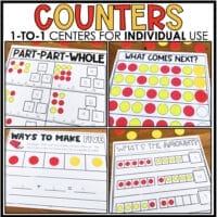 Counters 1-1 Centers