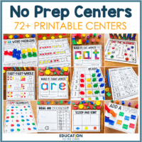 No Prep Centers BUNDLE