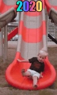 kid sliding