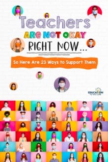 main graphic of how to support teacher blog