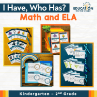 I Have, Who Has: ELA and Math Games