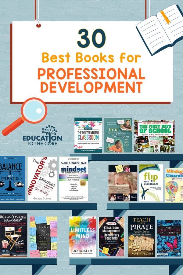 30 Best Books for Professional Development Education to the Core