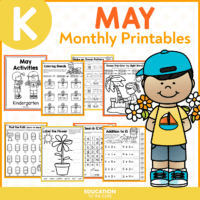 May No Prep Packet Kindergarten | May Activities | May Morning Work
