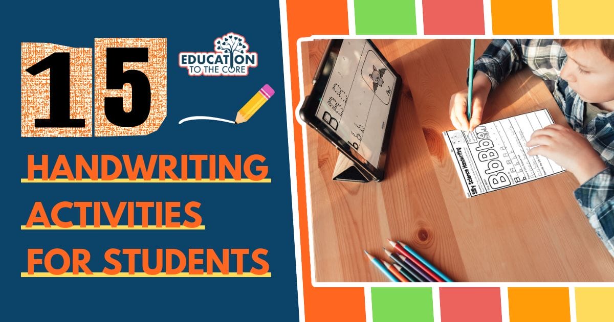 15 Handwriting Activities for Students