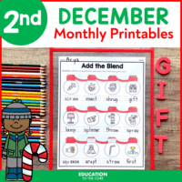 December No Prep Packet for Second Grade - December Morning Work