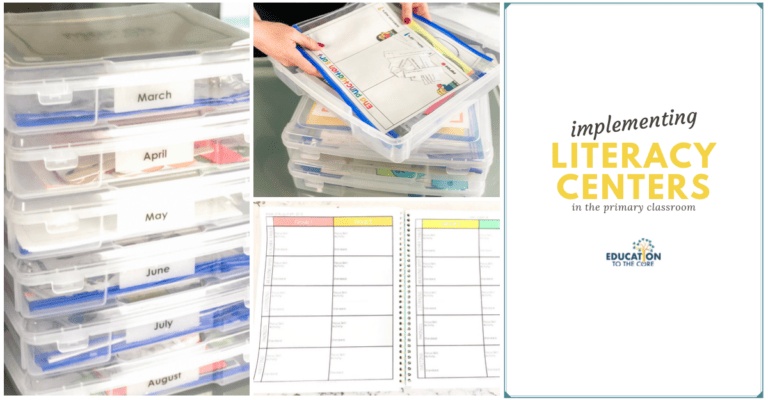 Implementing Literacy Centers in the Primary Grades