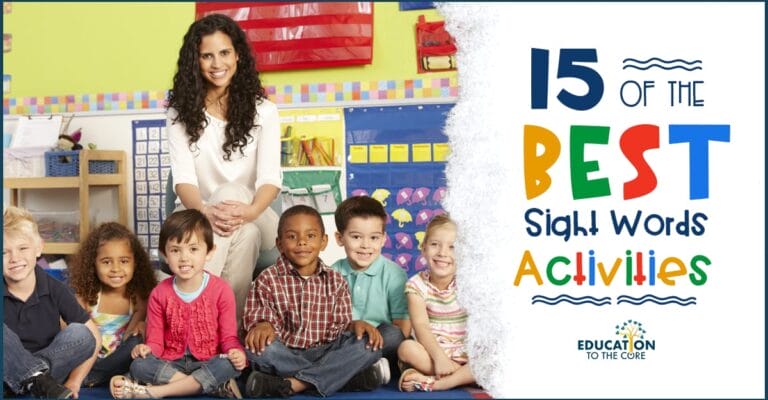 15 of the BEST Sight Words Activities