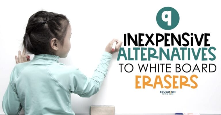 9 Inexpensive Alternatives to White Board Erasers