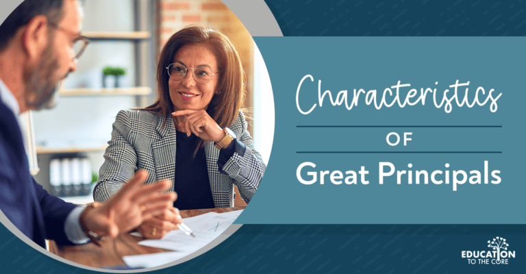Characteristics of Great Principals