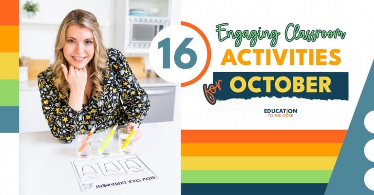16 Engaging Classroom Activities for October