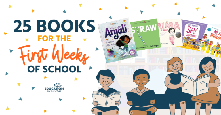25 Books for the First Weeks of School