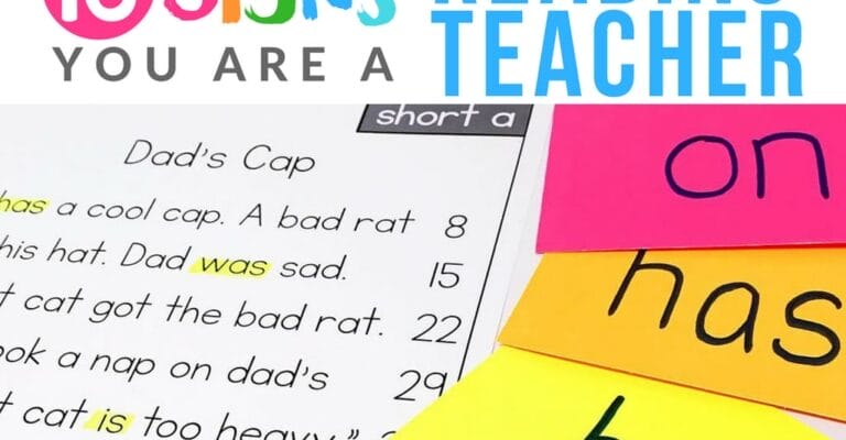 16 Signs you are a Reading Teacher