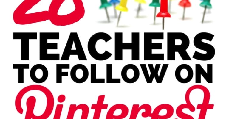 20 Teachers to Follow on Pinterest
