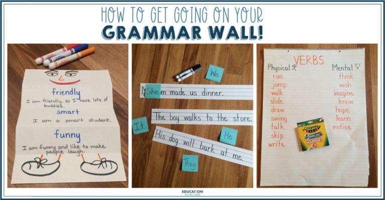 How to Get Going on Your Grammar Wall